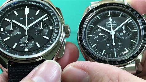 bulova vs omega moon watch|omega chronograph vs Bulova.